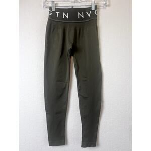 NVGTN Sports Seamless Leggings - Olive Green Size Small